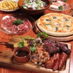 当店おすすめのニクモリをメインとしたパーティーコースは120分飲み放題付きで4,400円！！