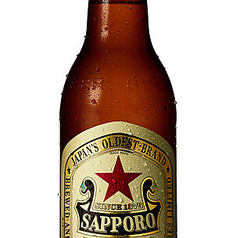 サッポロ赤星ラガー(瓶ビール)