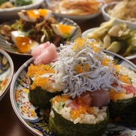 焼売・野菜巻き蒸だけじゃない！海鮮巻き寿司も絶品！