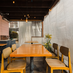 ごゆっくりと寛げるテラス席も有り◎女子会などにもピッタリです！