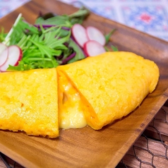 チーズinオムレツ
