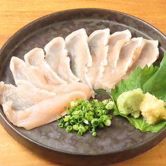 胸肉の薄造り