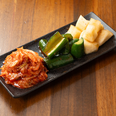 キムチ三種盛り