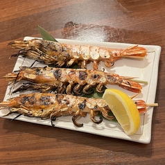 エビの塩焼き