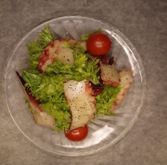 真蛸と山葵菜のさっぱり和え