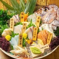 自慢の鮮魚やこだわりの地鶏を使った各種コースをご用意