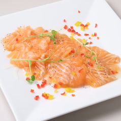 サーモン刺身カルパッチョ