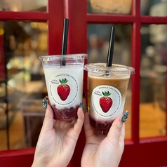 【絶品ストロベリードリンク】いちごの魅力満載☆特製ストロベリードリンクを堪能！の写真