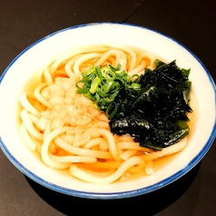 かけうどん・きつねうどん・月見うどん・わかめうどん・天ぷらうどん