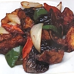 茄子のオイスターソース炒め