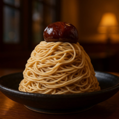 日替わりスイーツ|笠間栗のモンブラン