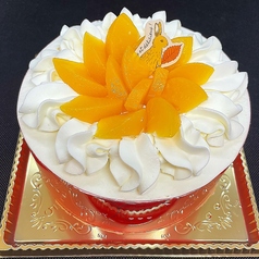 ピーチデコレーション（写真は5号サイズ）