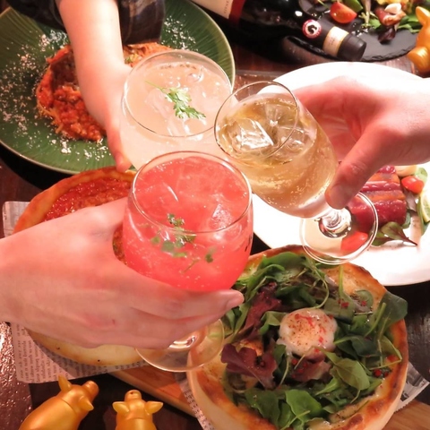 デートや飲み会にオススメ♪飲み放題付コース/単品飲み放題も◎