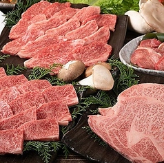 焼肉としゃぶしゃぶ 肉の鶴々亭のコース写真