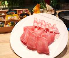 しゃぶしゃぶ龍樹のコース写真