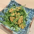 料理メニュー写真&nbsp;ウニと豆苗