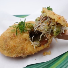 香箱蟹の甲羅コロッケ