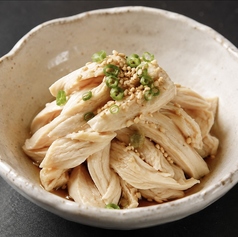 胡瓜のキューちゃん/自家製煮卵/鶏わさぽん酢/梅キュウ 各
