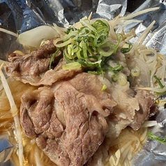 国産A5等級牛コウネと九条ネギのさっぱり醤油タレ