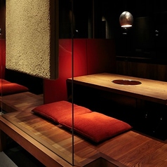 掘りごたつ席はお子様連れのご家族にもおすすめです。