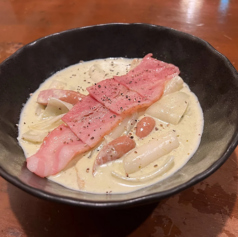 バジルクリームトッポギ