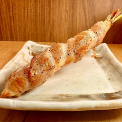海老豚バラ巻き串
