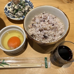 【うどんのセット料理】龍のたまごの卵かけご飯