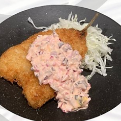 アジフライ 紫漬けタルタル