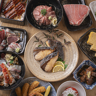 選べる海の幸を好みの調理で味わえる♪