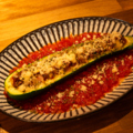 料理メニュー写真&nbsp;ズッキーニ肉詰めグリル