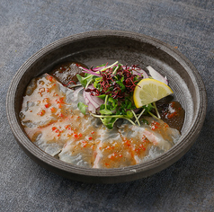 新鮮!!真鯛のカルパッチョ