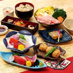 本まぐろと名古屋飯 花かるたのコース写真