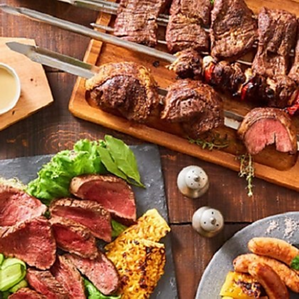 シュラスコ＆グリル10種食べ放題コースがなんと3850円！チキン南蛮も食べ放題でお得に◎