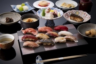 旬なお魚を使った寿司コース