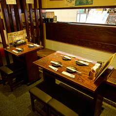 2名様～でもご利用出来るお席となっております。