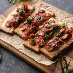 生ハムとラタトゥイユのバジル風