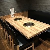 最新無煙ロースターを完備しております。