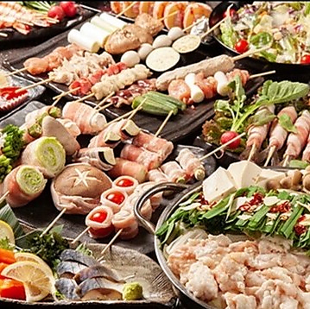 2時間飲み放題付き、コース料理のご用意あり◎各種宴会などに最適なコースです♪楽しいひとときを！