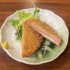 厚切りハムカツ