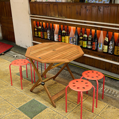 テラス席もございます。(予約不可)