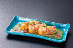 出汁巻きかに餡かけ