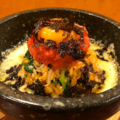 料理メニュー写真&nbsp;明太チーズ石焼ビビンバ