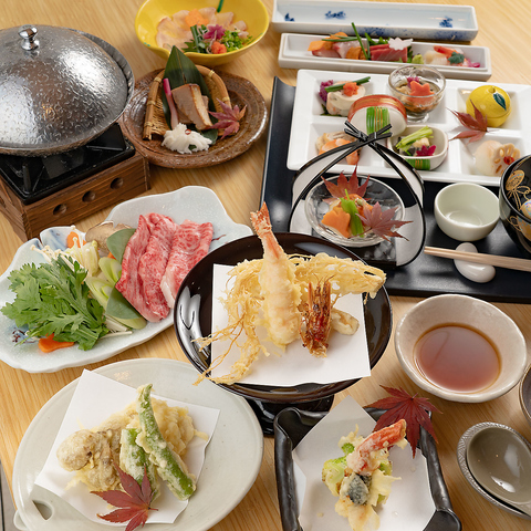 旬の食材が愉しめる、本格和食料理店
