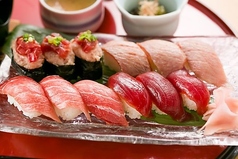 清水港より 天然南まぐろづくし 握り寿司御膳 全12貫