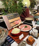 福島麓山高原豚を使用したしゃぶしゃぶなど、東北の食材を使用したワンランク上のホテルビュッフェ♪
