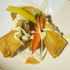 生麩のチーズ春巻き