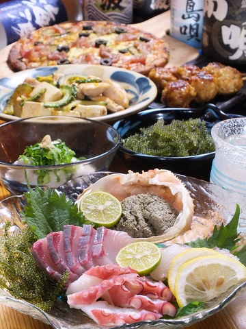 沖縄、琉球料理の店。食材は全て、沖縄牧志市場から取り寄せ！泡盛も種類豊富です♪