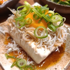 ちりめん月見やっこ