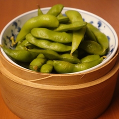 蒸したて枝豆