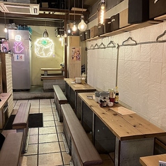 横並びテーブル席